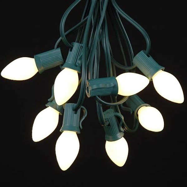 large white outdoor christmas lights