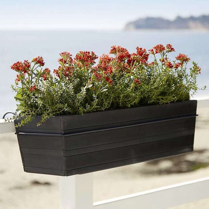 10 Easy Pieces Black Balcony Box Planters Gardenista