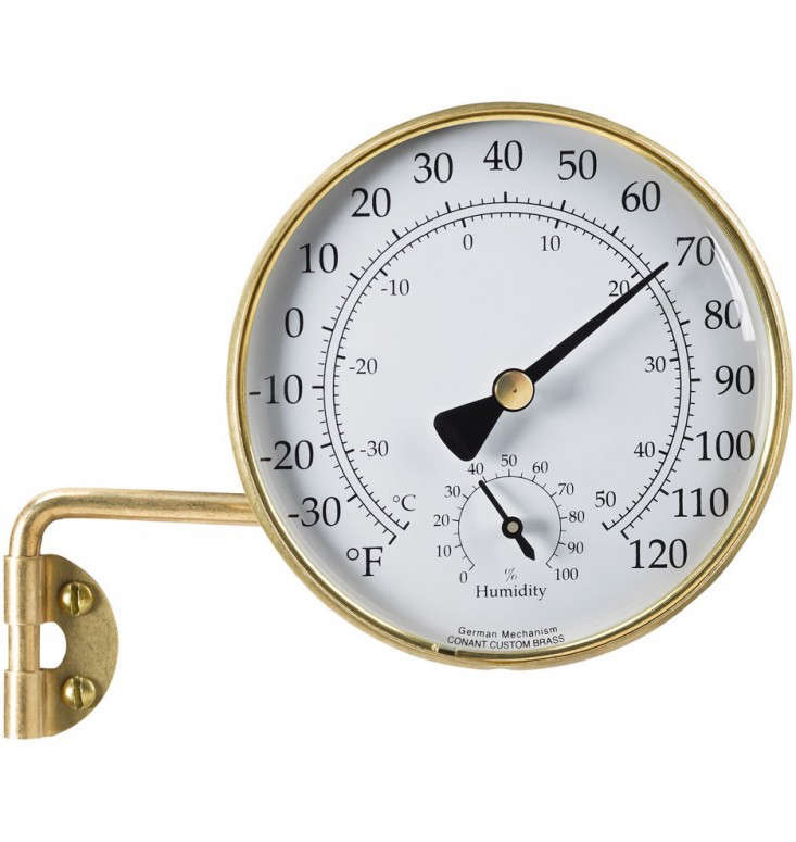 Brass Outdoor Weather Station Gardenista Brass Outdoor Weather Station
