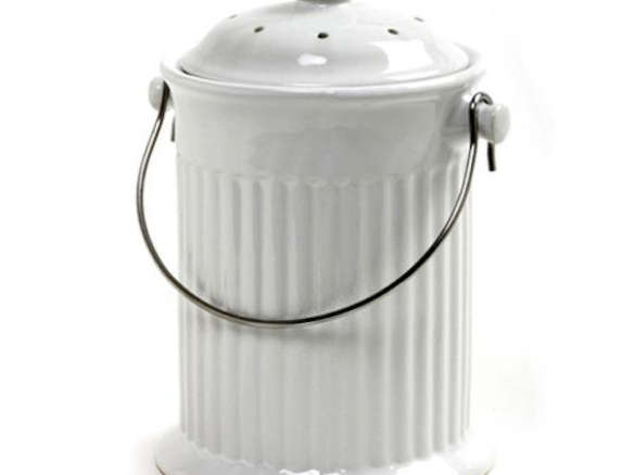 Ceramic Countertop Compost Pail