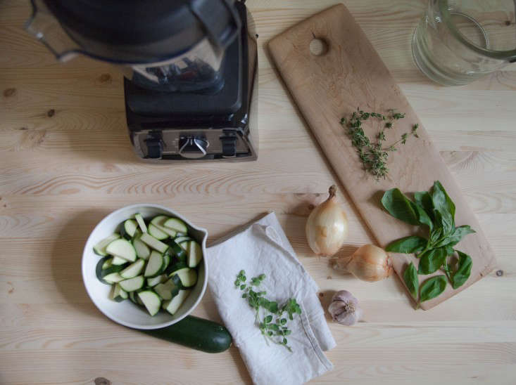 Chilled Zucchini Summer Soup, Vitamix Edition Gardenista