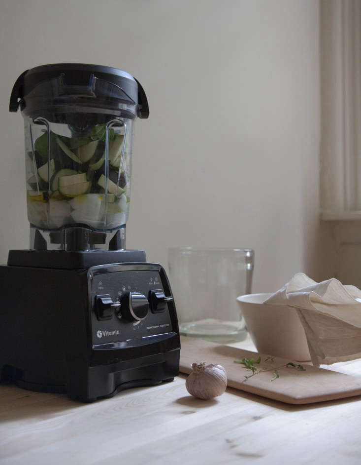 Chilled Zucchini Summer Soup, Vitamix Edition Gardenista