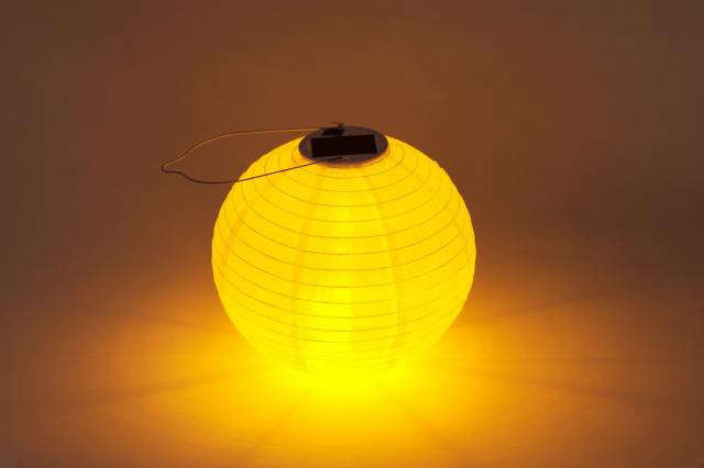 Allsop 30020 10 Inch Round Soji Solar Lantern