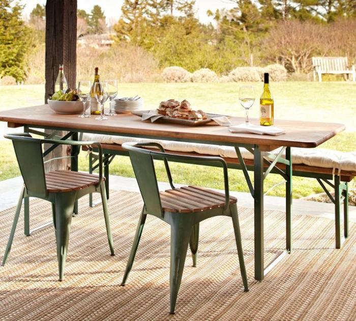 outdoor folding dining set