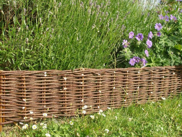 Woven Willow Planter Baske 1m x 1m PACK of 2 Woven Willow Raised Bed