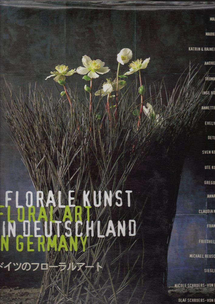 Florist Ursula Wegener’s book, Floral Kunst in Deutschland, was published in 1997. A used hardcover copy is $140.51 on Amazon.