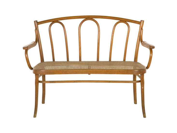 Source a Vintage Thonet Bench like this one, via Jayson Home, on eBay, Etsy, and Chairish.