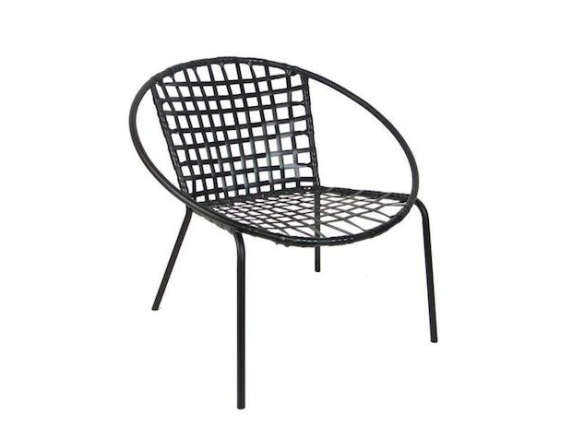 Mid Century Hoop Design Patio Chair