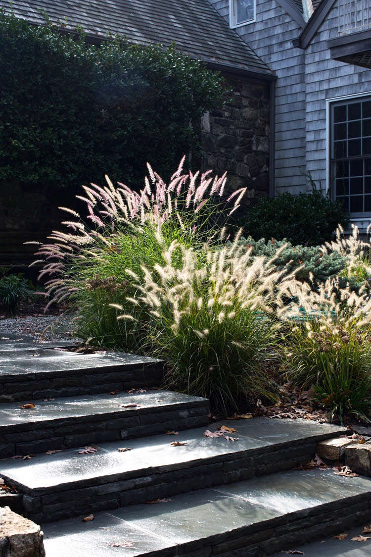 Taylor and Wright re-used as much existing bluestone as possible to 
