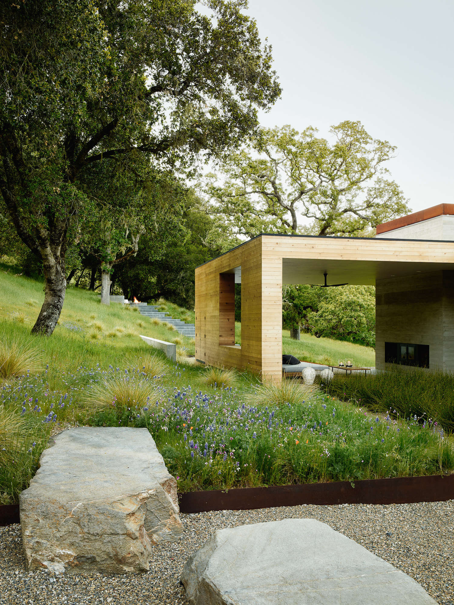 Landscape Architect Visit The California Life, Outdoor Living Room