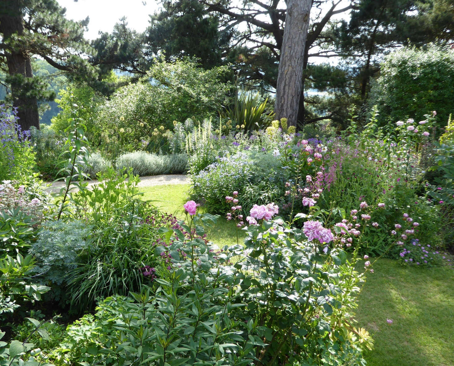 Perennial borders at Kiftsgate Court; photograph by Clare Coulson. For more, see 10 Ideas to Steal from the Romantic Gardens at Kiftsgate Court.