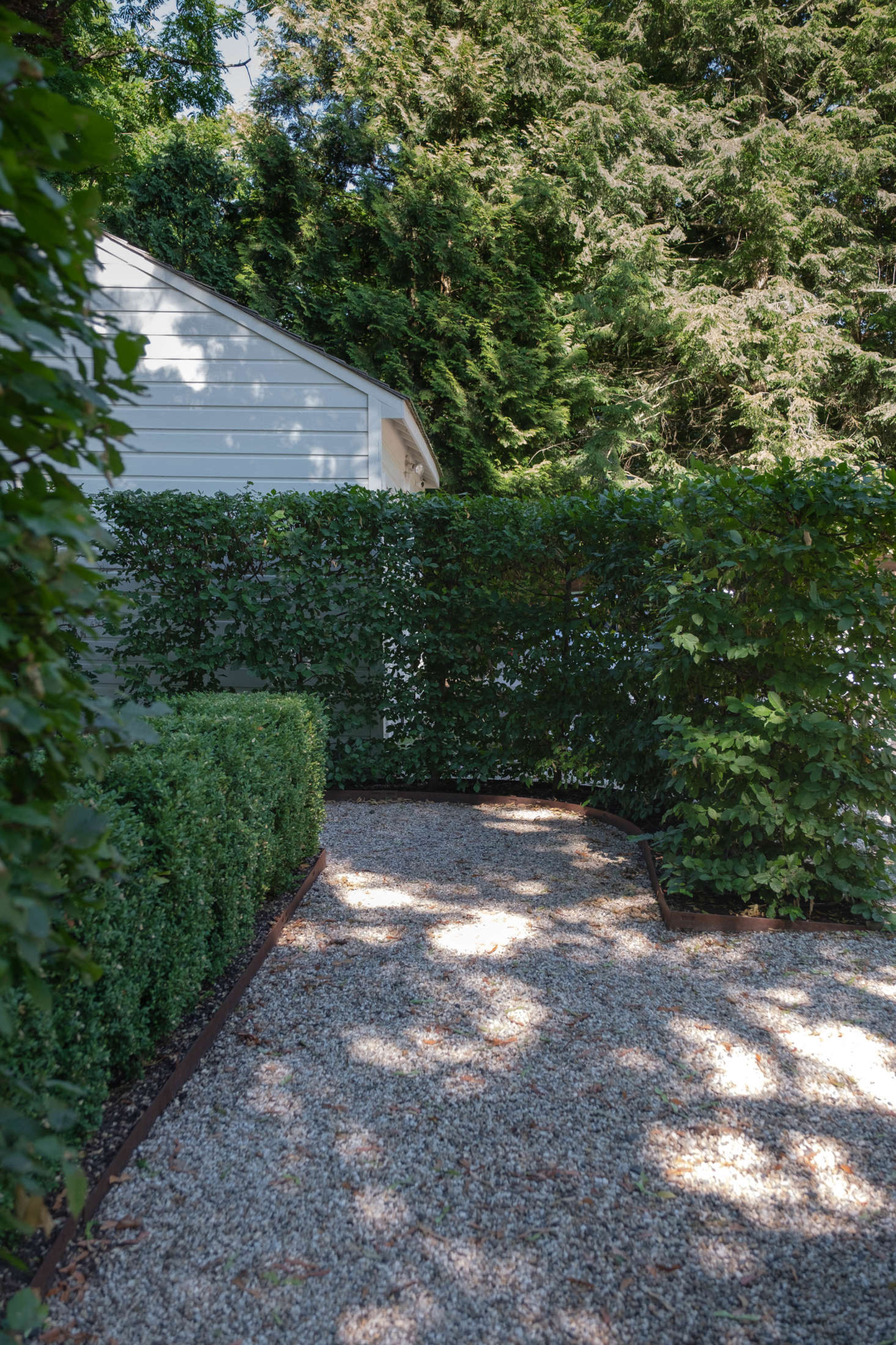 Turning and walking between the hedges, it feels as though you’re entering another room, Secret Garden style.