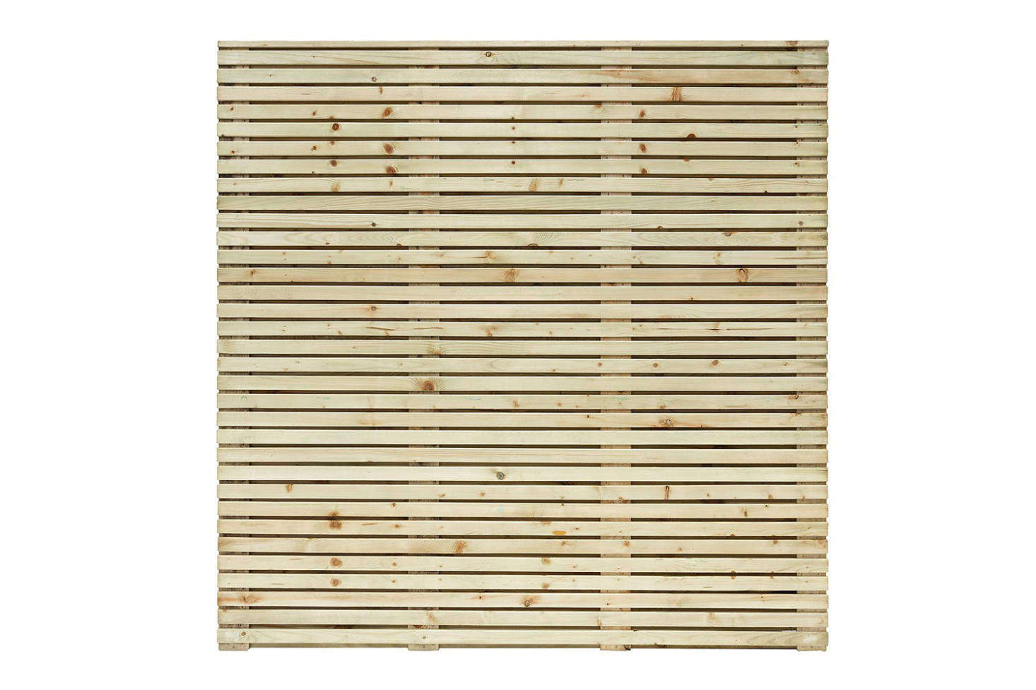 A Pack of 5 Grange Horizontal Slat Contemporary Fence Panels is £470 at DIY.