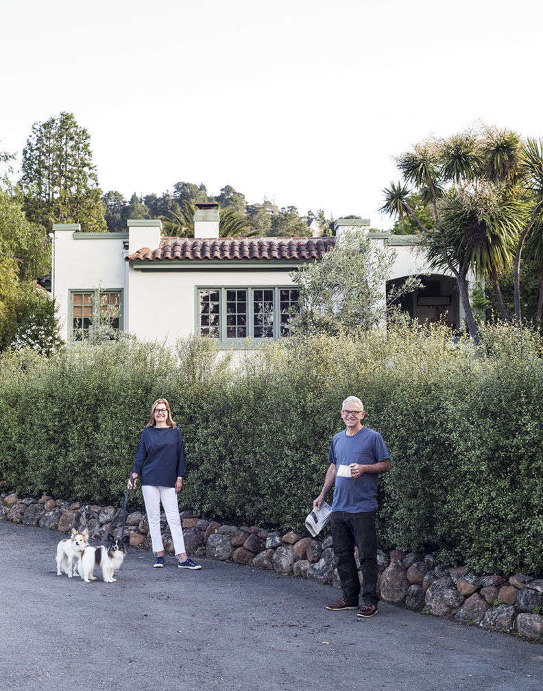 Michelle Slatalla and Josh Quittner at home in Mill Valley. Photo by Matthew Williams.