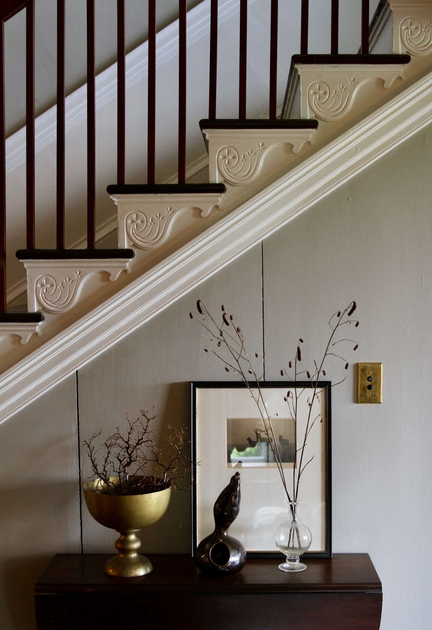 In the mood for grays? Frank Muytjens and Scott Edward Cole’s recently opened inn has the perfect shades of gray. See The Inn at Kenmore Hall: A Stately New Bed & Breakfast in the Berkshires for all their paint picks. Photograph by Frank Muytjens, courtesy of The Inn at Kenmore Hall.
